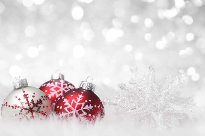 Christmas Ornaments and Snowflake Decoration