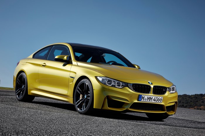 Yellow BMW M4 F32 Coupe