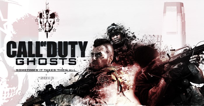 Call of Duty: Ghosts video game promotional art