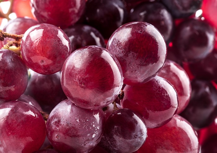 Close-up of Red Grapes