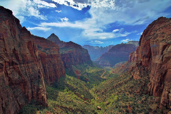 Zion National Park Canyon Scenery