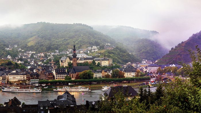 Cochem, Germany: River and Mountainside Town