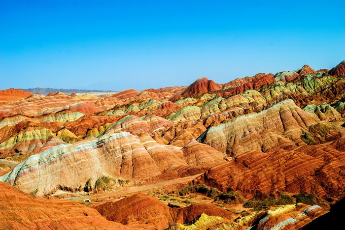Rainbow Mountains of Zhangye Danxia National Geopark, China