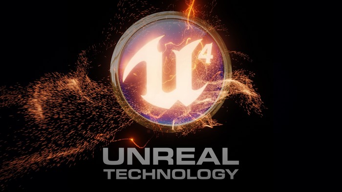 Unreal Technology 4 Logo Emblem