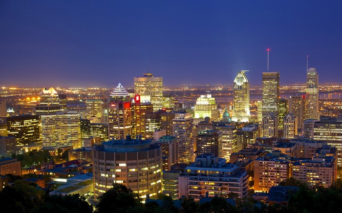 Montreal Skyline at Night