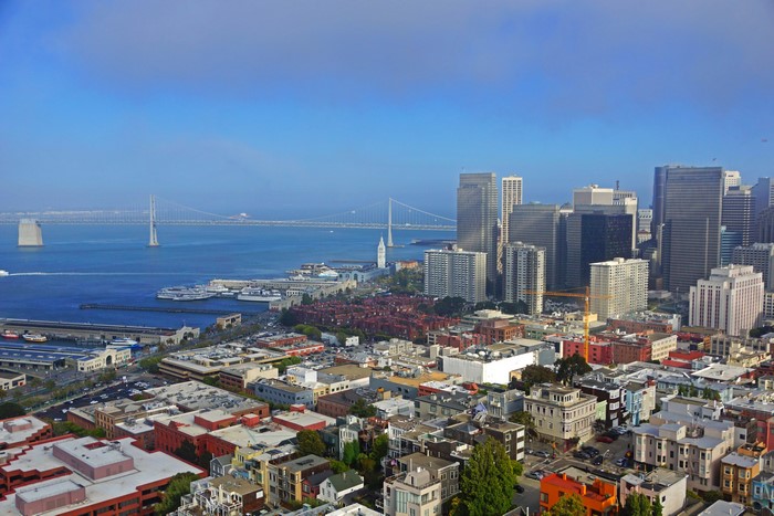 San Francisco Bay Bridge and Skyline
