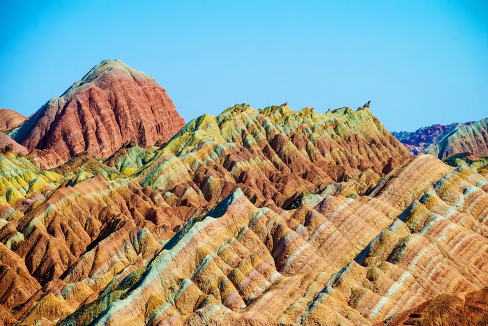 Rainbow Mountains of Zhangye Danxia National Geopark, China