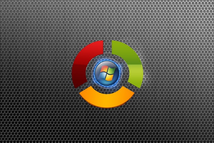 Windows Logo with Chrome-like Ring