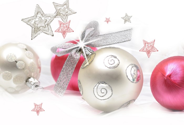 Christmas ornaments and stars