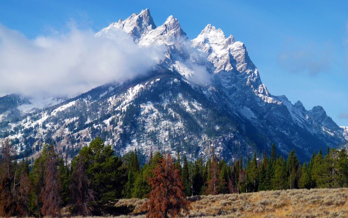 Grand Teton Mountains in Wyoming, USA