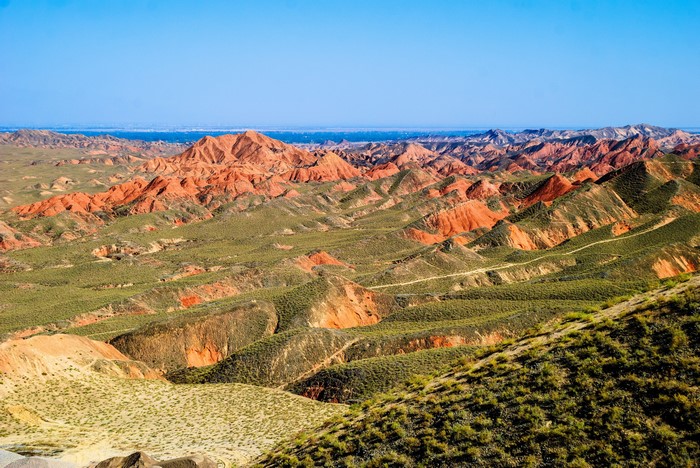 Zhangye Danxia Mountains in China