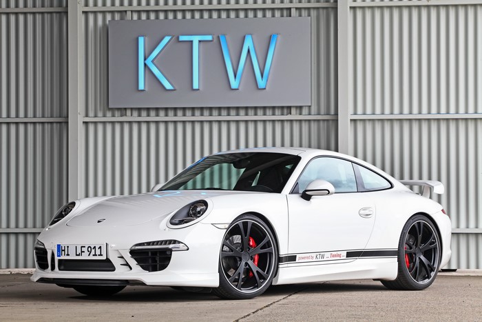 White 2013 Porsche 911 Carrera S by KTW Tuning