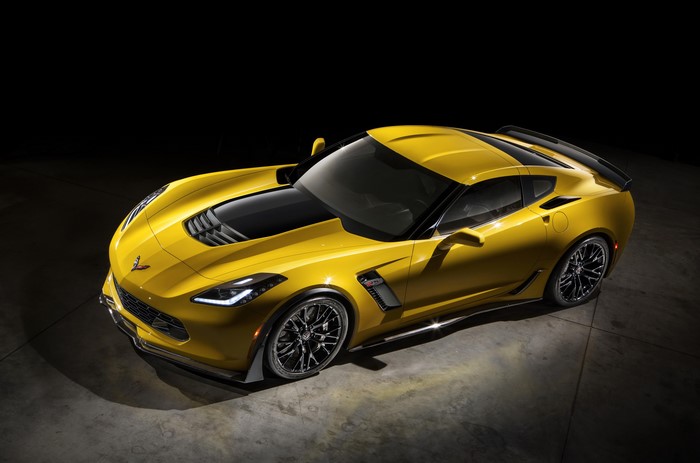 Yellow 2015 Chevrolet Corvette C7 Stingray Z06