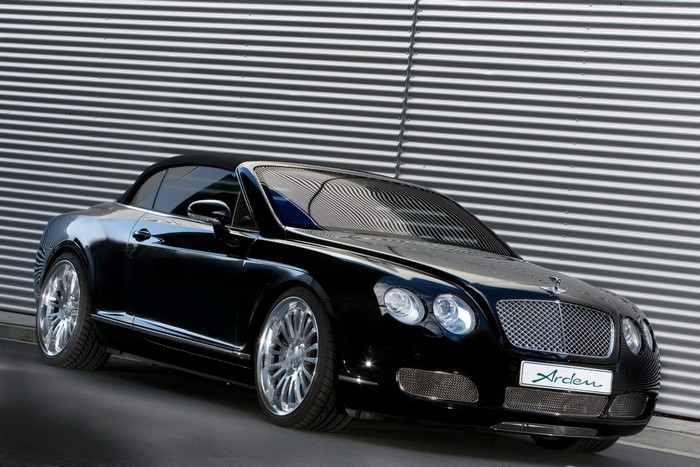 Black Bentley Continental GTC by Arden