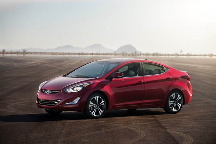 Red 2014 Hyundai Elantra Sedan