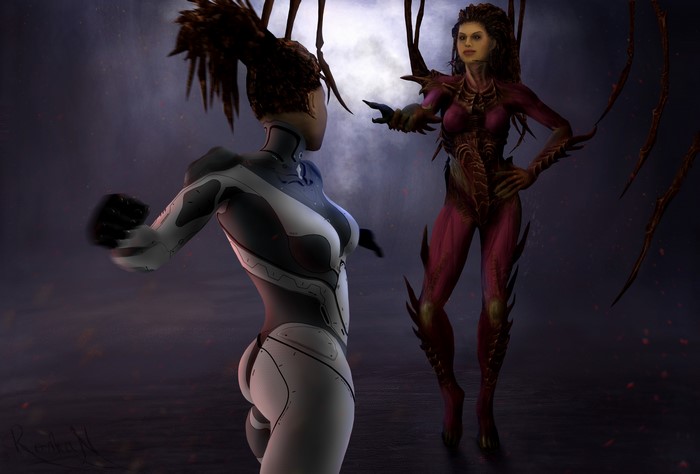 Kerrigan and Sarah Kerrigan from StarCraft