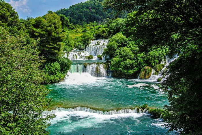 Krka National Park Waterfalls in Croatia