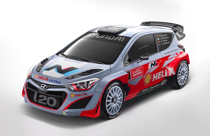 2014 Hyundai i20 WRC Rally Car