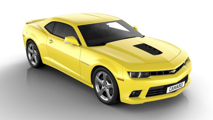 Yellow 2014 Chevrolet Camaro