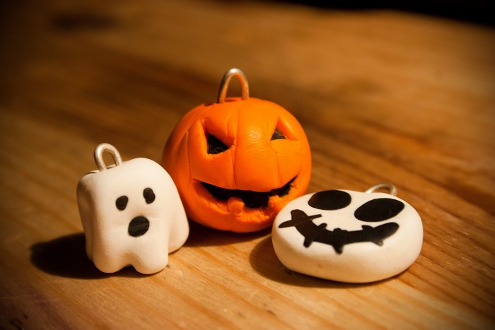 Halloween Charms: Ghost and Pumpkins