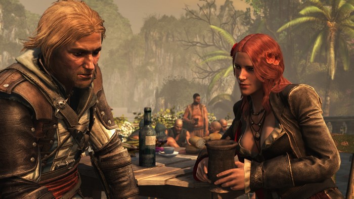 Edward Kenway and Anne Bonny from Assassin's Creed IV: Black Flag