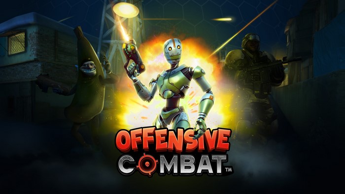 Offensive Combat Robot and Soldier