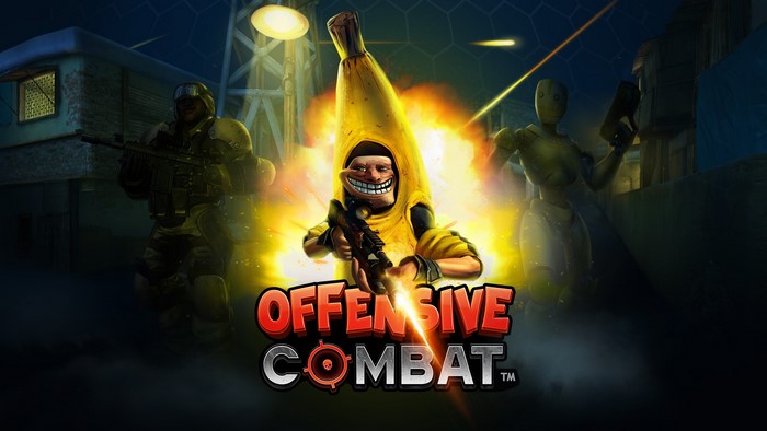 Offensive Combat game art with characters