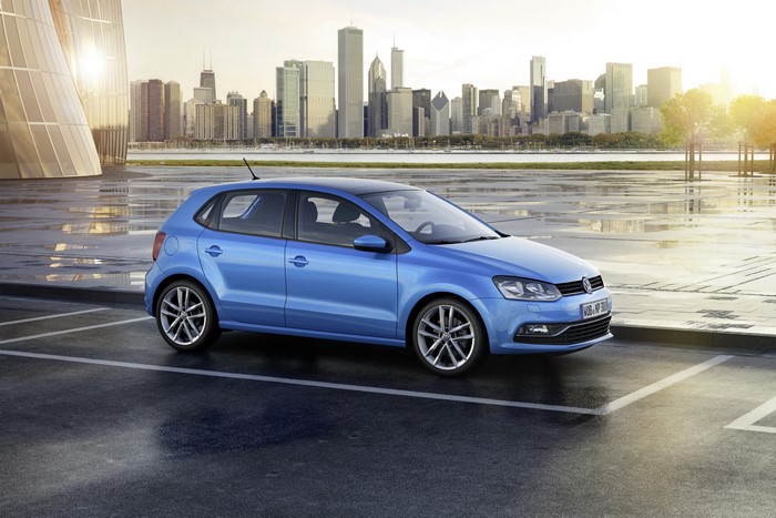 4K Volkswagen Polo parked in a city