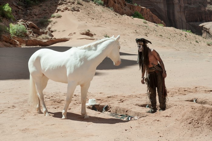 The Lone Ranger (2013 film) Tonto and White Horse