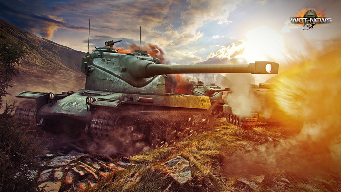 AMX 50B tanks in World of Tanks battle