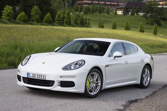 White 2014 Porsche Panamera S E-Hybrid