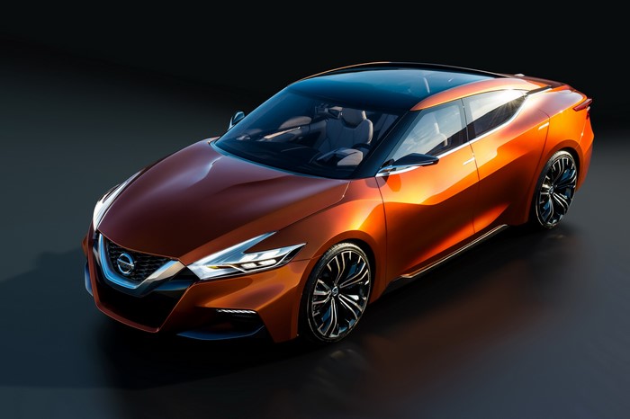 Orange Nissan Sport Concept Car