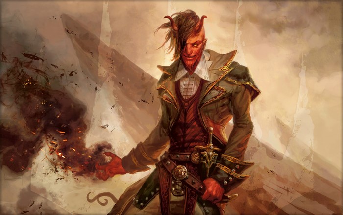 Demon Sorcerer from Magic: The Gathering