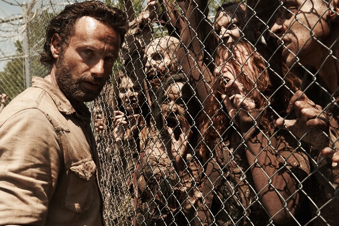 Andrew Lincoln as Rick Grimes from The Walking Dead TV