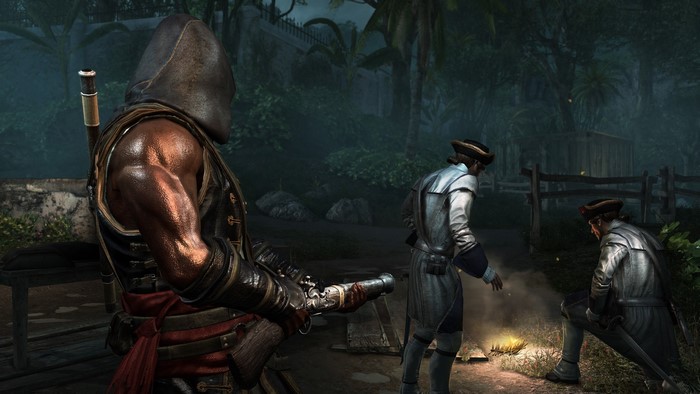 Assassin from Assassin's Creed 4 Black Flag with pistol