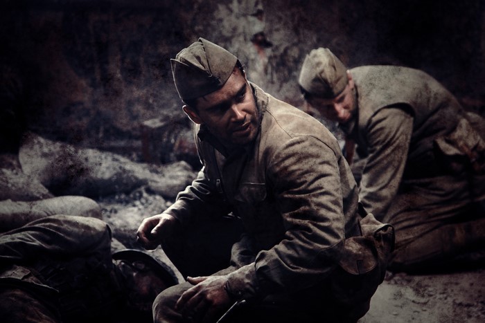 Soldiers in Stalingrad during the war