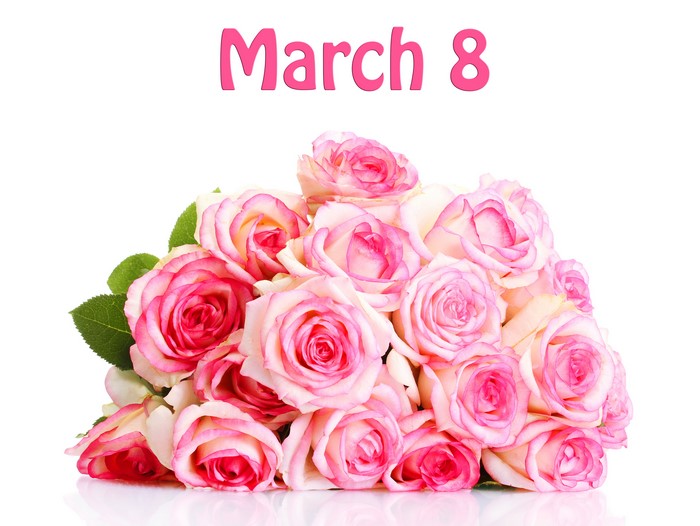 March 8 Roses