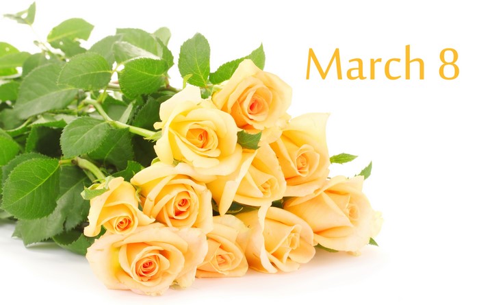 Yellow Roses for March 8