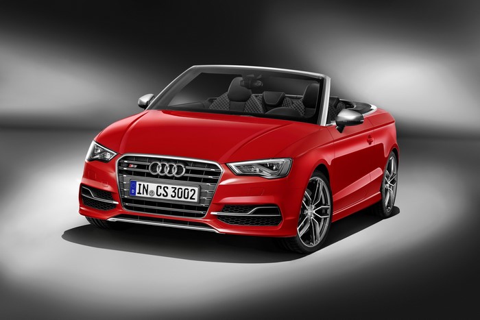 Red Audi S3 Cabriolet Convertible