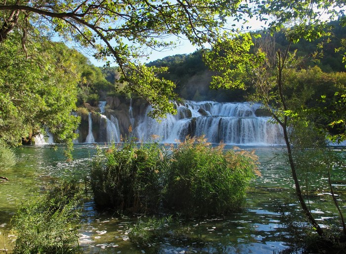Waterfalls in Krka National Park, Croatia