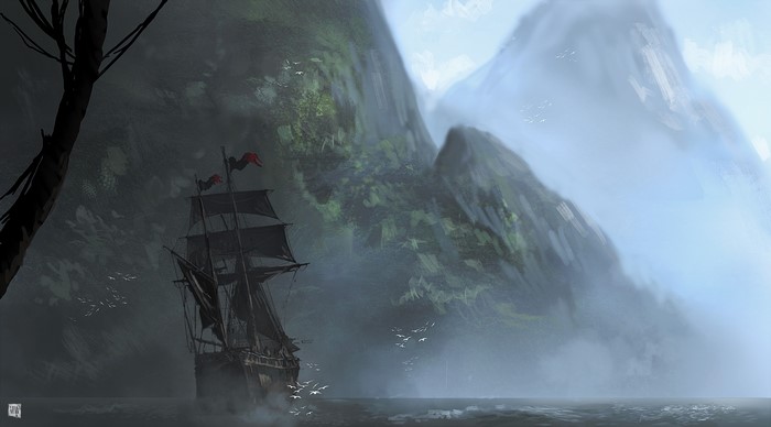 Assassin's Creed 4 Black Flag Sailing Ship
