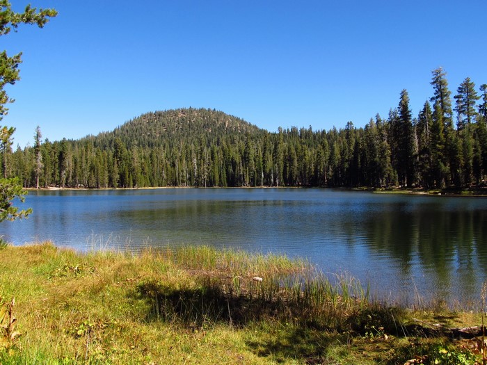 Lake in Lassen Volcanic National Park, USA