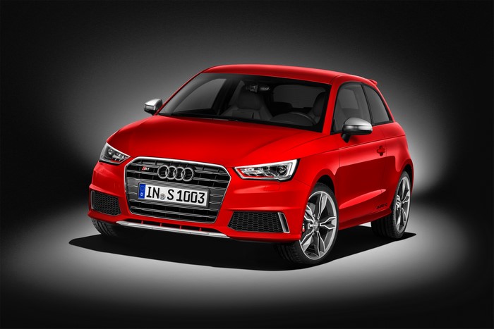 Red 2014 Audi S1 Front View