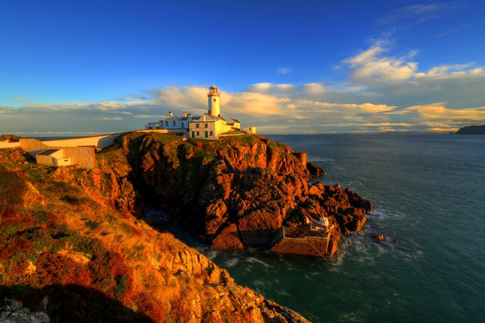 4K Fanad Head Lighthouse on Irish Coast