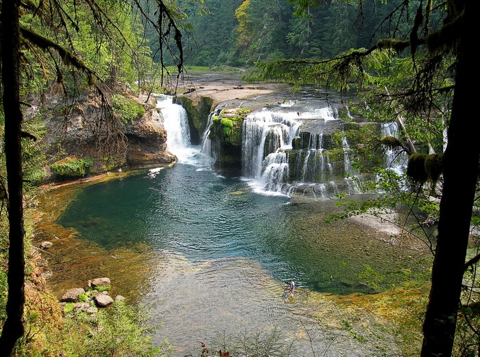 Lewis River Falls in Washington State