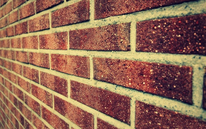 Red brick wall texture