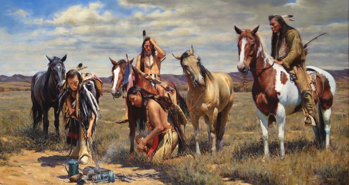 John Fawcett's Warm Coals: Indians and Horses