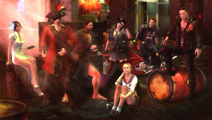 Characters from Tekken, Resident Evil, and Assassin's Creed