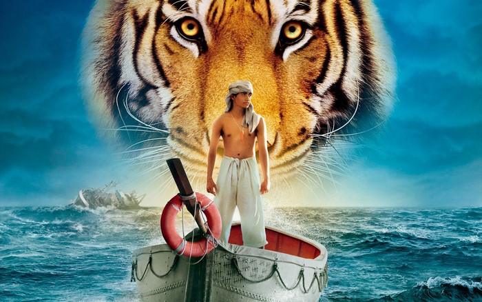 Life of Pi: Tiger and Boy in a Boat