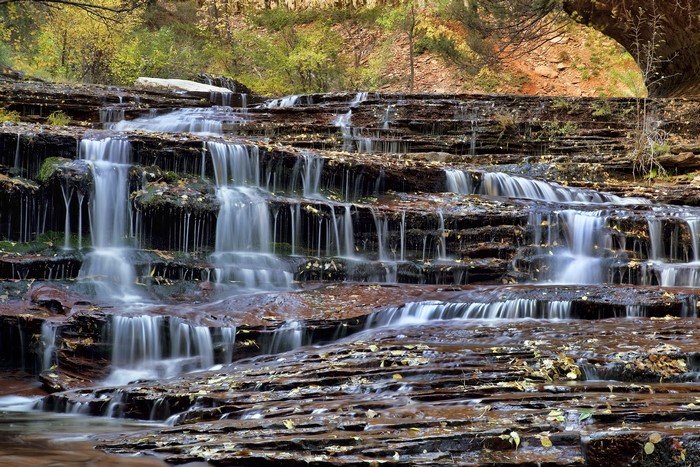 Waterfalls in Zion National Park, USA